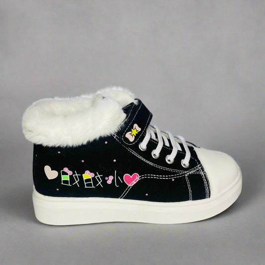 Fleece Sneakers (Fur Collar)