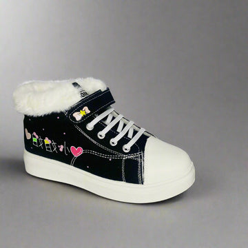 Fleece Sneakers (Fur Collar)