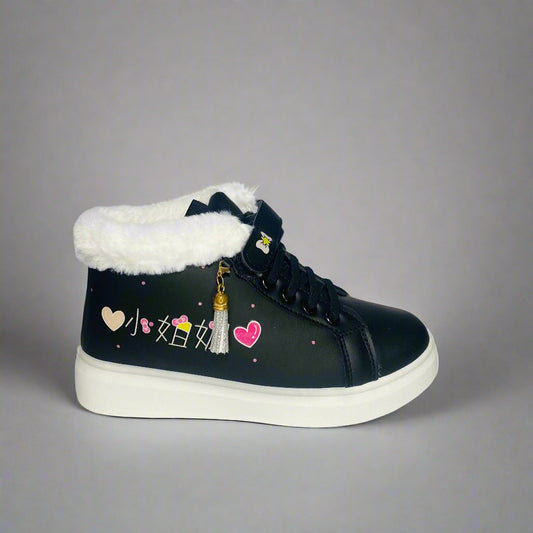 Fleece Sneakers (Fur Collar)