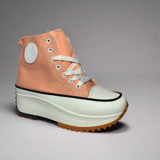 Platform Sneakers (Pink)